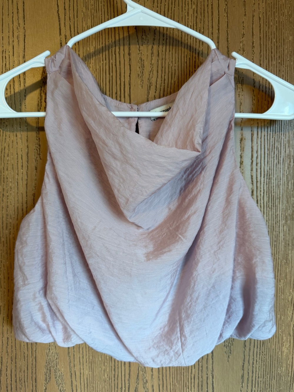 Abercrombie & Fitch Dusty Pink Cowl Neck Halter Camisole